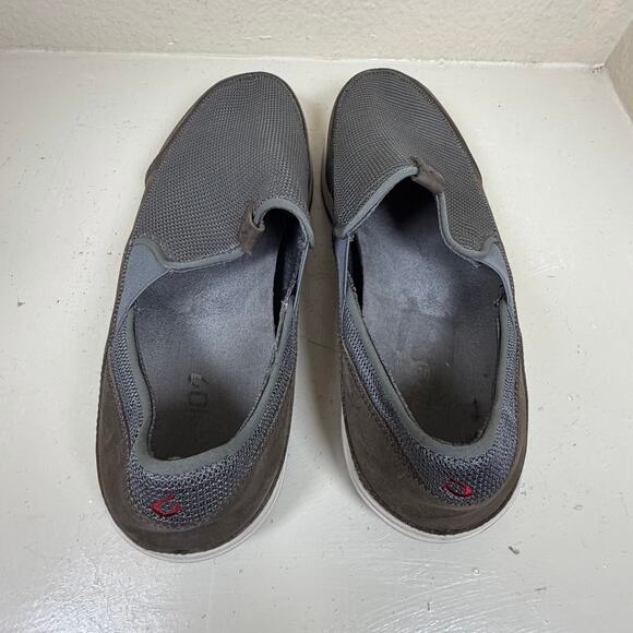 OluKai Makia Men\'s Mesh Boat Slip-On shoes - size 13 - Good Condition main image 9